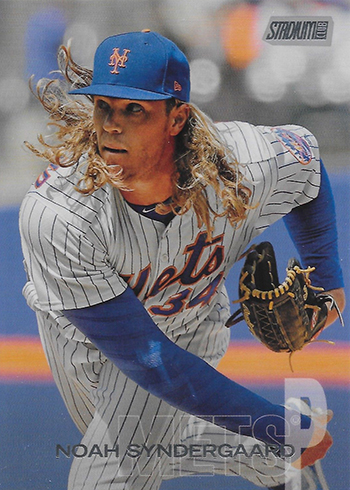 Noah Syndergaard Autographed 2018 Topps Tier One Jersey Card #AT1R-NS