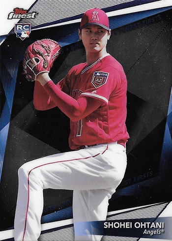 2018 Topps Finest Baseball Finest Firsts Shohei Ohtani