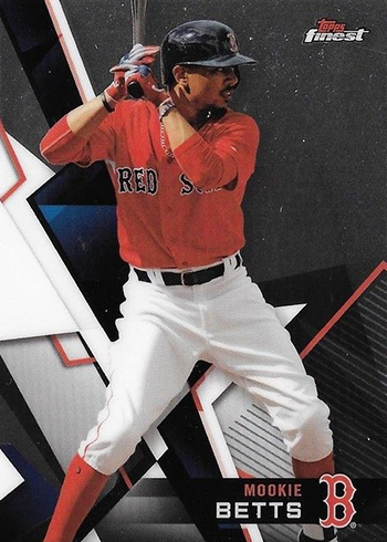 2018 Topps Finest Baseball Mookie Betts