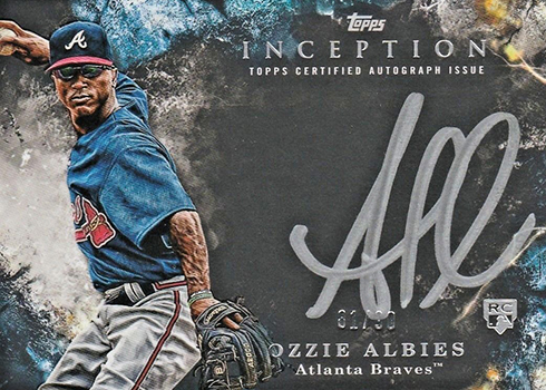 2018 Topps Inception Baseball Silver Signings Ozzie Albies