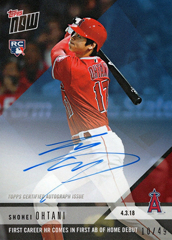 Shohei Ohtani Kanji Autographs 🤯 #pwcc partner #fyp #sportscards #tra