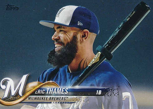 Eric Thames Topps Baseball Card