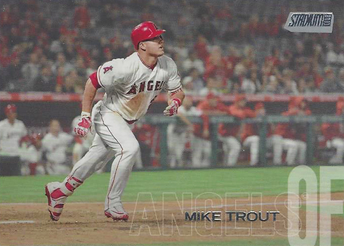 2018 Topps Stadium Club Variations 48 Mike Trout