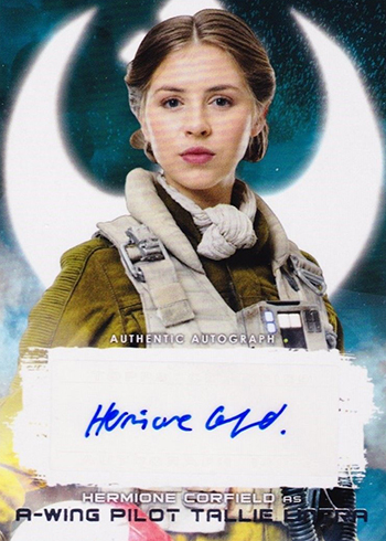 2018 Topps Star Wars The Last Jedi Series 2 Autographs Hermione Corfield
