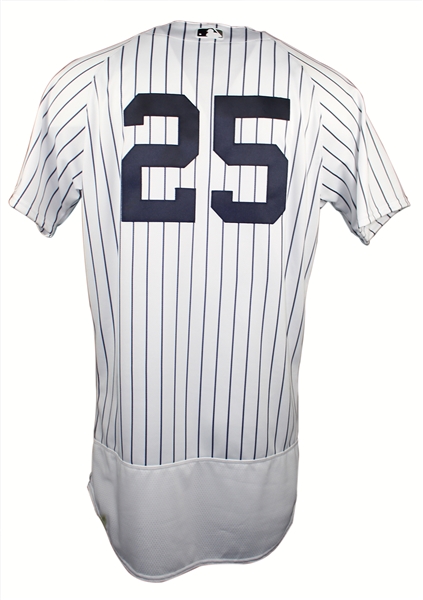 Gelyber Torres Game-Used Jersey 1st Hit Apr 23 2018 Steiner Auctions