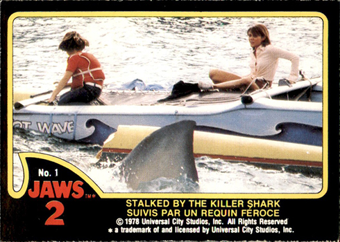 1978 Topps Jaws 2 Movie Card Pack Fresh from Box! x1 NS5,35,50,70 