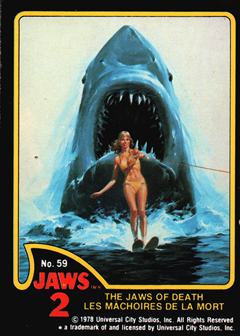 1978 OPC Jaws 2 Movie Card Pack Fresh from Box!