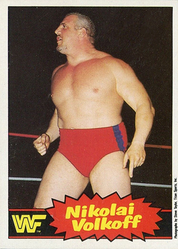 1985 O-Pee-Chee Pro Wrestling Stars Series 2 Nikolai Volkoff