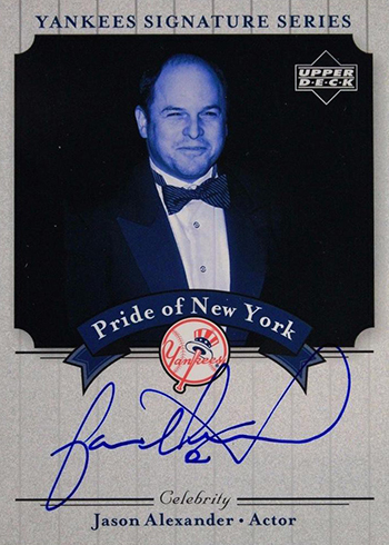 Jason Alexander AKA George Costanza Autographed New York (Costanza #00)  Custom Pinstripe Jersey - Beckett