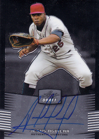 2012 Leaf Metal Draft Jesus Aguilar Autograph