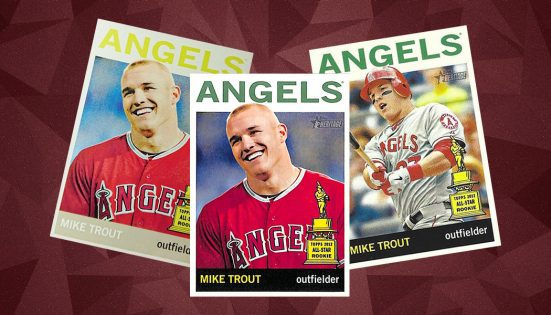 Lot Detail - 2013 Topps Heritage Mike Trout No. 430A Black Border