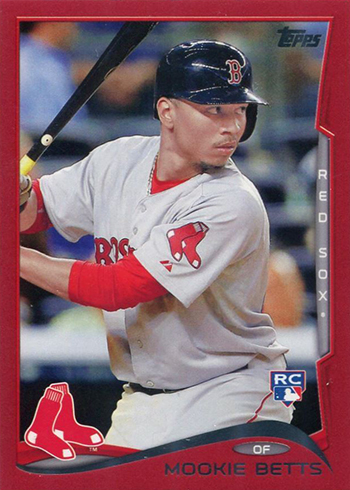 2014 Topps Update Target Red Mookie Betts