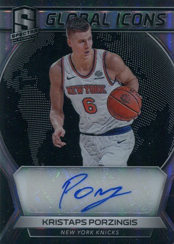 2017-18 Panini Spectra Basketball Global Icons Kristaps Porzingis
