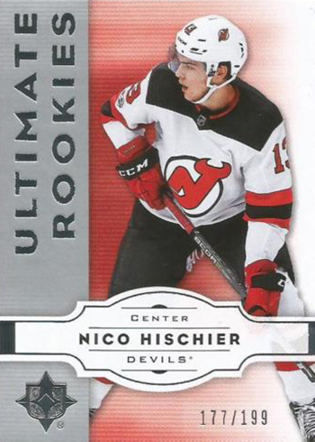 2017-18 Upper Deck Ultimate Collection Hockey 2007-08 Ultimate Rookies Nico Hischier