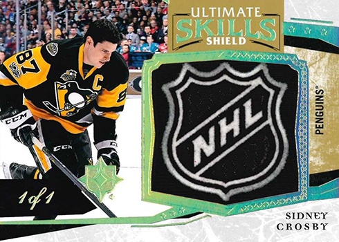 2017-18 Upper Deck Ultimate Collection Hockey Ultimate Skills Shields Sidney Crosby