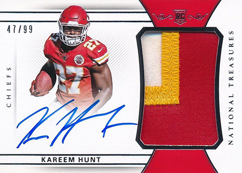 Kareem Hunt Rookie Card Guide, Gallery and Details