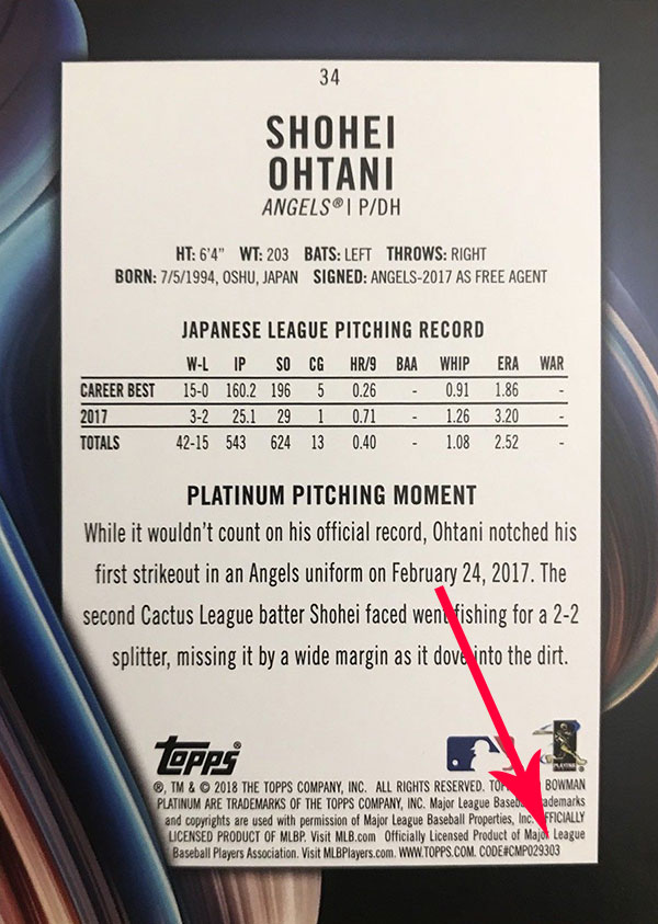 2018 Bowman Platinum Variations Checklist, Gallery and Breakdown