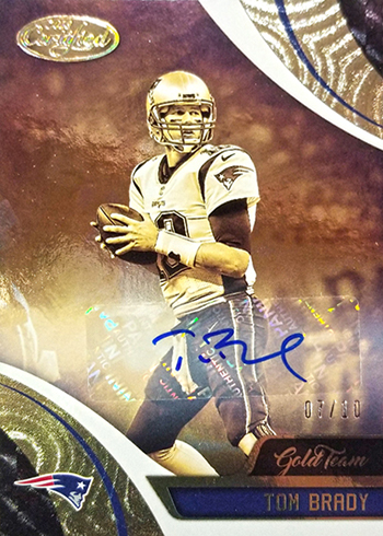 Tom Brady Autographs in Several 2018 Panini Football Products