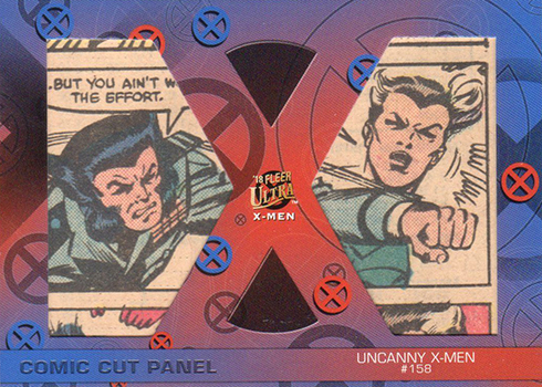 2018 Fleer Ultra X-Men Comic Cut Panel Dual