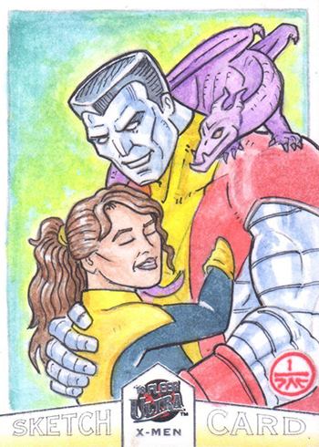 2018 Fleer Ultra X-Men Sketch Card Jeff Carlisle