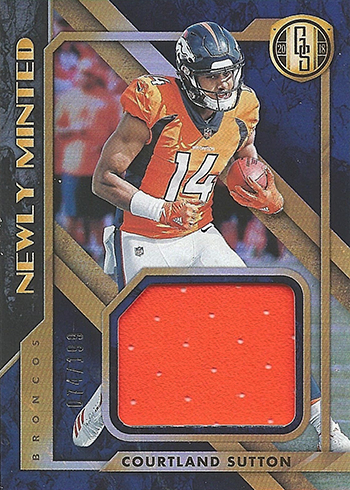 2018 Panini Gold Standard Newly Minted Memorabilia #39 Tre'Quan Smith  Jersey/199