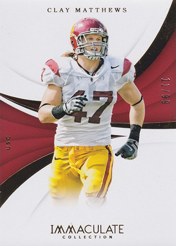 2018 Panini Immaculate Collegiate Football Base ClayMatthews