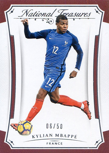2018 Futera Unique Football Soccer Card France KYLIAN MBAPPE Rookie Mint