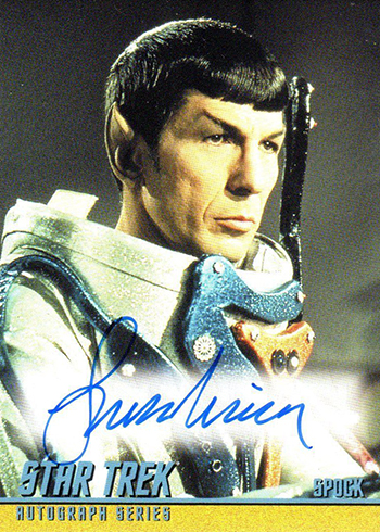 2018 Rittenhouse Star Trek Captains Collection Classic Autographs Leonard Nimoy