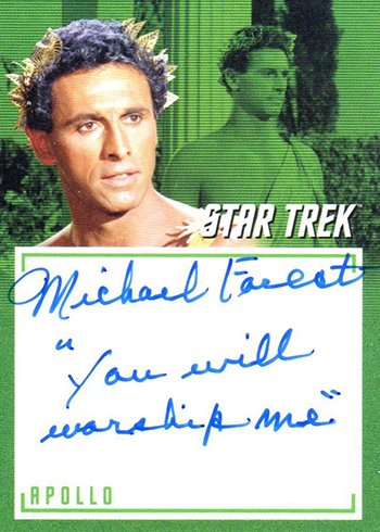 2018 Rittenhouse Star Trek Captains Collection Inscription Autographs Michael Forrest