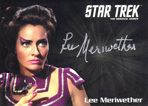 2018 Rittenhouse Star Trek Captains Collection Silver Signature Series Lee Meriwether