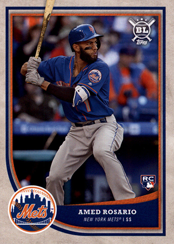 Amed Rosario 2018 Topps Gold #83A-AS Auto 6/50 1983 Mets 52858