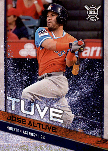 2018 Jose Altuve Topps Now Game Used Astros Players Weekend Jersey Card  #pwr-3a