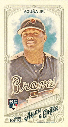 2018 Topps Allen and Ginter Mini Ronald Acuna