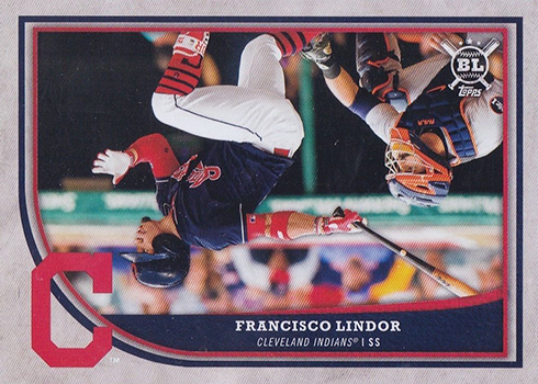 2018 Topps Big League Error Variation 70 Francisco Lindor