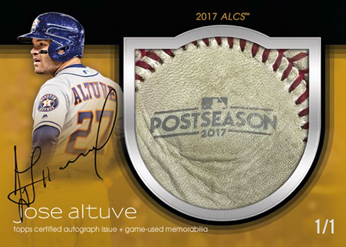 2018 Topps Dynasty Baseball Autograph Special Event Baseball Leather