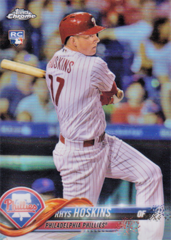 Rhys Hoskins 2018 Topps Chrome Complete Set rookie relic refractor (pi –  Piece Of The Game