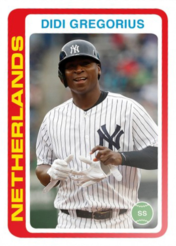 2017 TOPPS NOW #PW-93 DIDI GREGORIUS WEARS SIR DIDI FOR MLB PLAYERS  WEEKEND