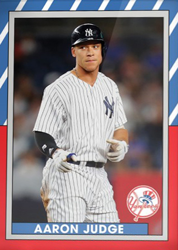 AARON JUDGE 2018 Topps Throwback Thursday #118 ~ Print Run /691 ~ YANKEES