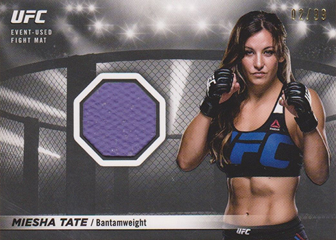 2018 Topps UFC Knockout Fight Mat Relic Miesha Tate