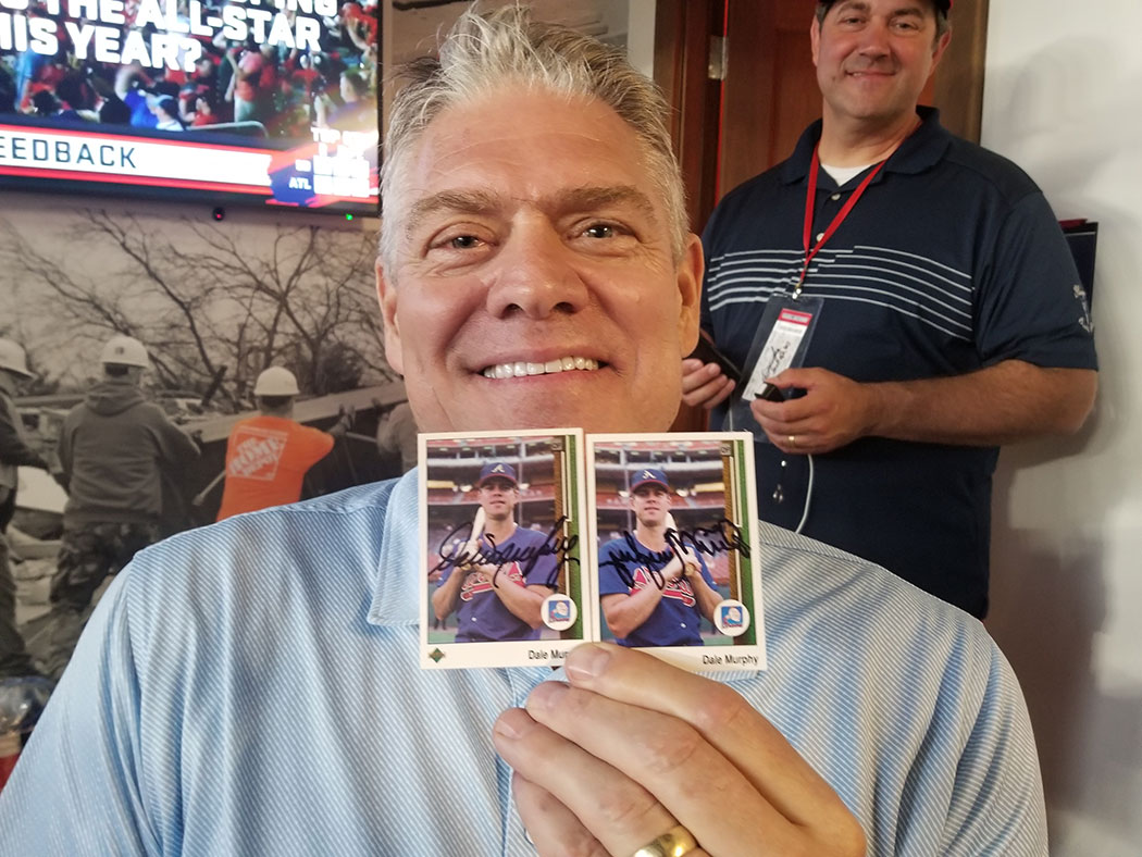 Dale Murphy 1989 Upper Deck #357 Variation Comparison - The Radicards® Blog