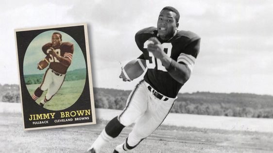 Jim Brown REPRINT Card 1958 Topps 62