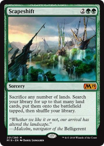 Magic The Gathering Core Set 2019 Scapeshift