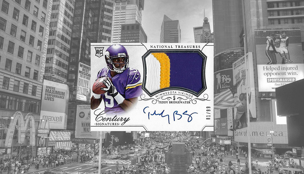 Teddy Bridgewater Signed Vikings Jersey (JSA) NFL Rookie of the Year ( –