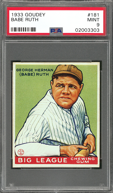 Iconic Mint-Condition 1933 Babe Ruth Baseball Is Expected To