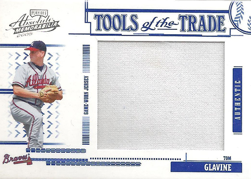 2005 Absolute Memorabilia Tools of the Trade Jumbo Tom Glavine