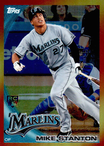 2010 Topps Red Hot Redemption Giancarlo Stanton