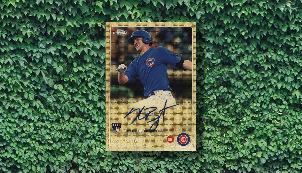 2015 Bowman Inception Kris Bryant Auto/Autograph Card