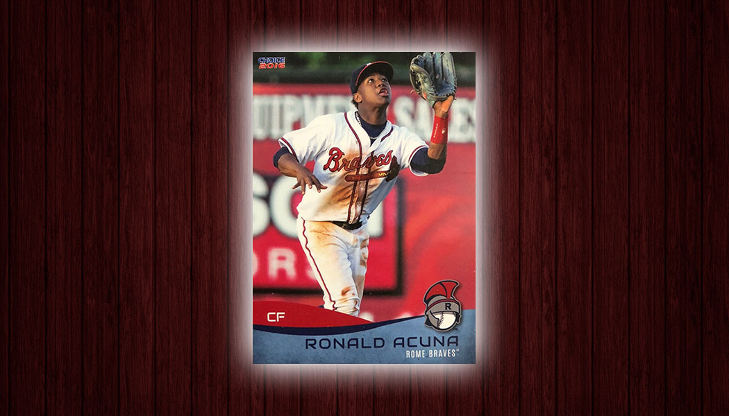 Ronald Acuna Game Used Rome Braves Jersey Top MLB Prospect