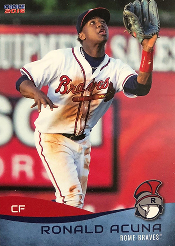 2016 Rome Braves Choice Ronald Acuna