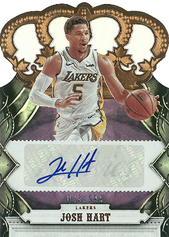 2017-18 Panini Crown Royale Basketball Crown Autographs Rookies Josh Hart